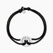 Bracelet Raphael Argent Blanc - Bracelets cordon Homme | Histoire d&rsquo;Or
