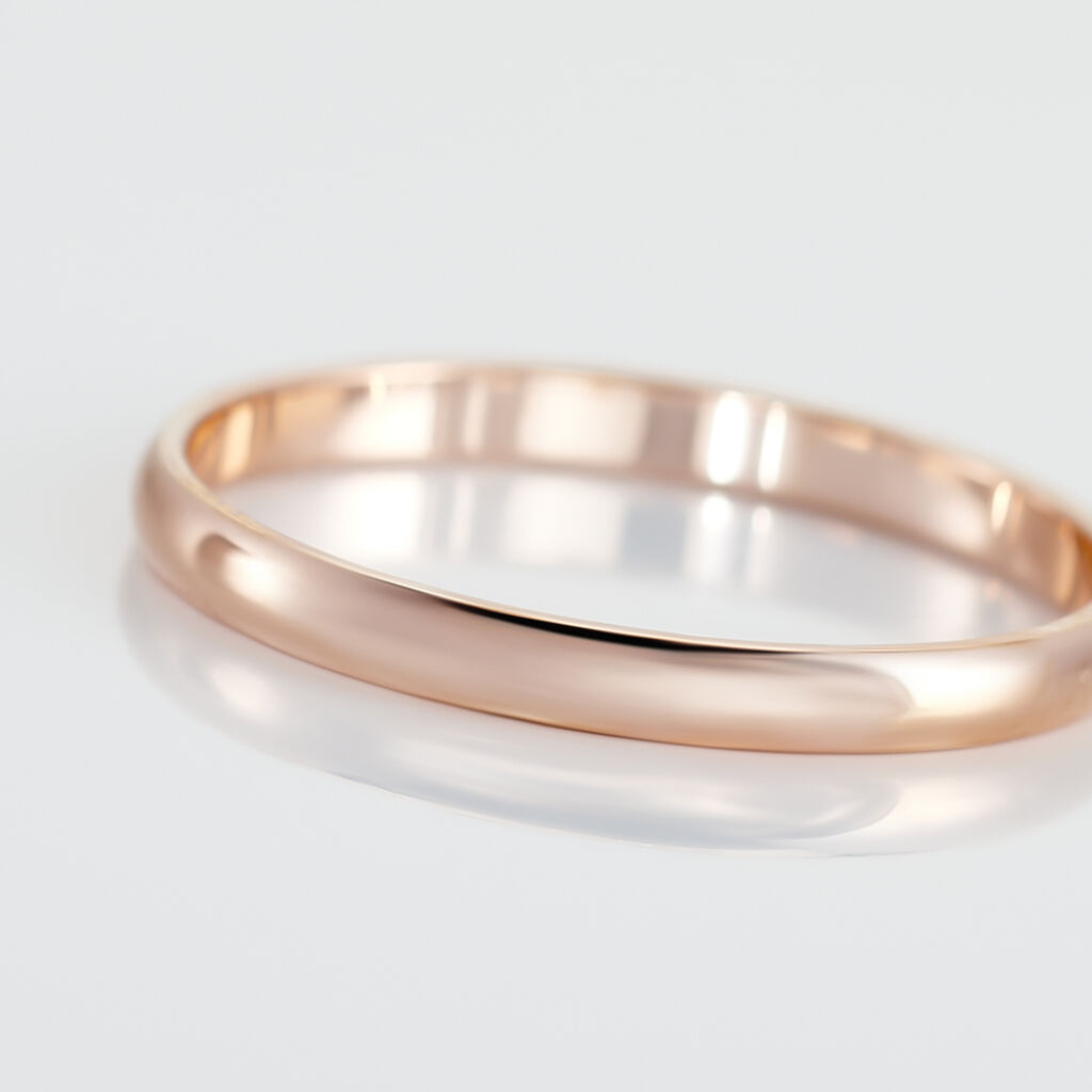 Alliance Calista Diamantee Or Rose - Alliances Femme | Histoire d’Or