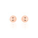 Boucles D'oreilles Puces Virgie Argent Rose - Boucles d'oreilles fantaisie Femme | Histoire d’Or