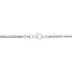 Bracelet Sherihane Maille Palmier Argent Blanc - Bracelets cha&icirc;ne Femme | Histoire d&rsquo;Or