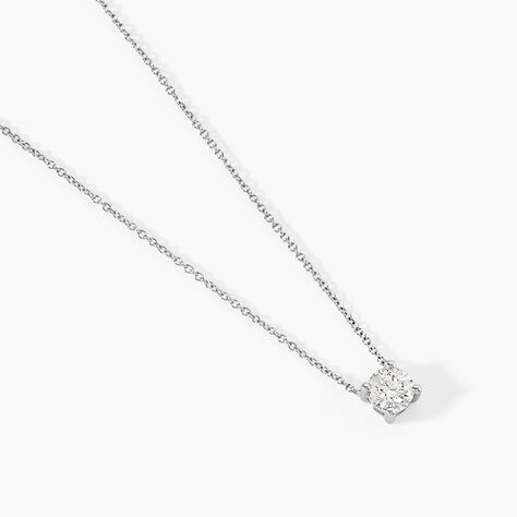 Collier One Or Blanc Diamant - Id&eacute;es cadeaux Femme | Histoire d&rsquo;Or