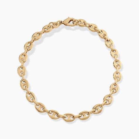Bracelet William Plaqu&eacute; Or Jaune - Bracelets cha&icirc;ne Femme | Histoire d&rsquo;Or