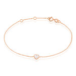 Bracelet Kadidjatou Or Rose Oxyde De Zirconium - Bracelets Femme | Histoire d&rsquo;Or