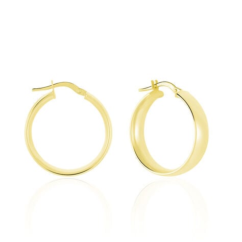 Cr&eacute;oles Terezia Or Jaune - Boucles d'oreilles cr&eacute;oles Femme | Histoire d&rsquo;Or