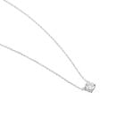 Collier Aphrodite Or Blanc Diamant Synthetique - Colliers Femme | Histoire d&rsquo;Or
