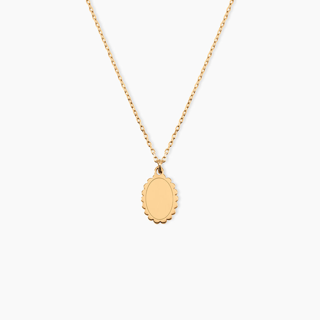 Collier Deepali Plaqu&eacute; Or Jaune - Colliers fantaisie Femme | Histoire d&rsquo;Or