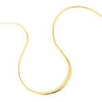 Collier Or Jaune Izel Maille Anglaise - Chaines Famille | Histoire d&rsquo;Or