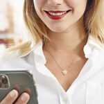 Collier Plaque Or Jaune Oline Pierre De Lune - Colliers Femme | Histoire d&rsquo;Or