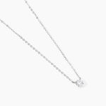 Collier Ponama Or Blanc Oxyde De Zirconium - Colliers Femme | Histoire d&rsquo;Or