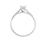 Bague Solitaire One Or Blanc Diamant - Bagues solitaires Femme | Histoire d&rsquo;Or