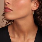 Boucles D'oreilles Pendantes Josephine Or Jaune Emeraude - Boucles d'oreilles pendantes Femme | Histoire d&rsquo;Or