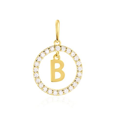 Pendentif Gabe Or Jaune Oxyde De Zirconium - Pendentifs Femme | Histoire d’Or