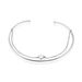 Bracelet Jonc Ruth Argent Blanc Oxyde De Zirconium - Bracelets fantaisie Femme | Histoire d’Or
