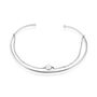 Bracelet Jonc Ruth Argent Blanc Oxyde De Zirconium