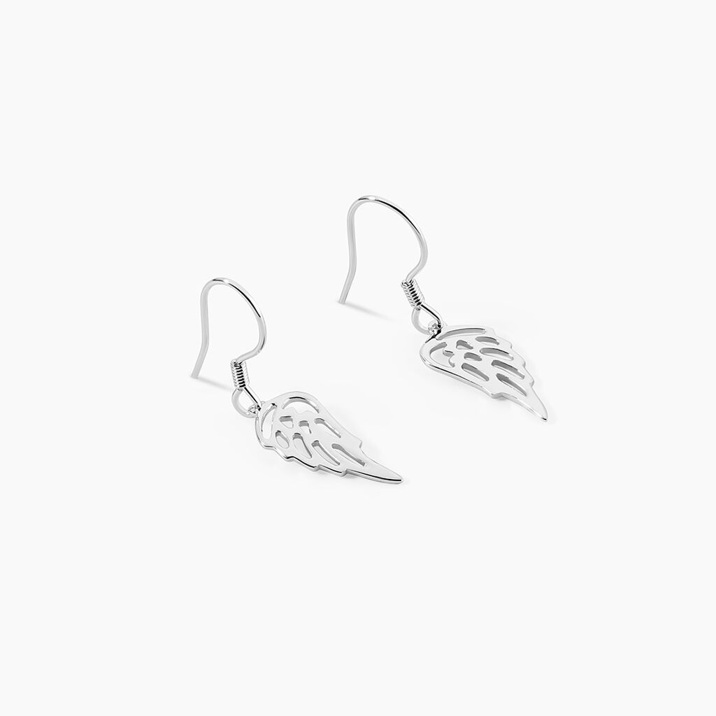 Boucles D'oreilles Pendantes Taiana Argent Blanc - Boucles d'oreilles fantaisie Femme | Histoire d&rsquo;Or
