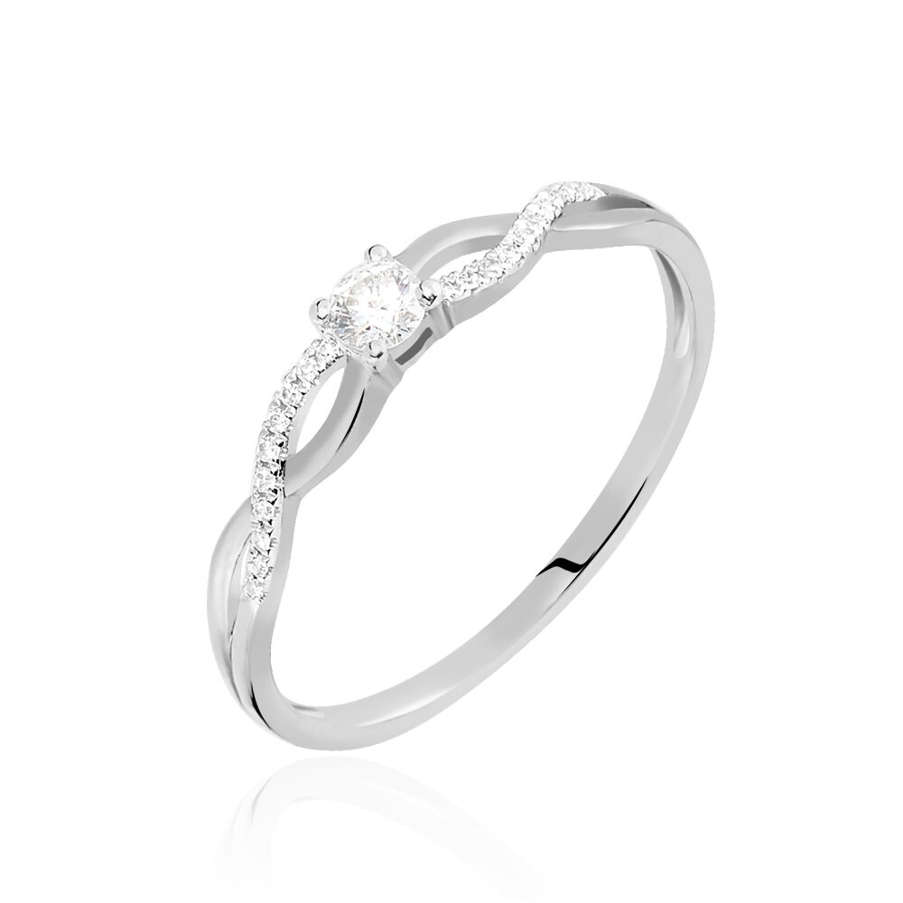 Bague torsadée on sale diamant
