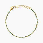 Bracelet Nelli Acier Jaune - Bracelets cordon Femme | Histoire d&rsquo;Or