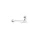 Piercing D'oreilles Argent Père Oxydes De Zirconium - Boucles d'oreilles fantaisie Femme | Histoire d’Or