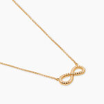 Collier Merane Plaqu&eacute; Or Jaune Oxyde De Zirconium - Colliers fantaisie Femme | Histoire d&rsquo;Or