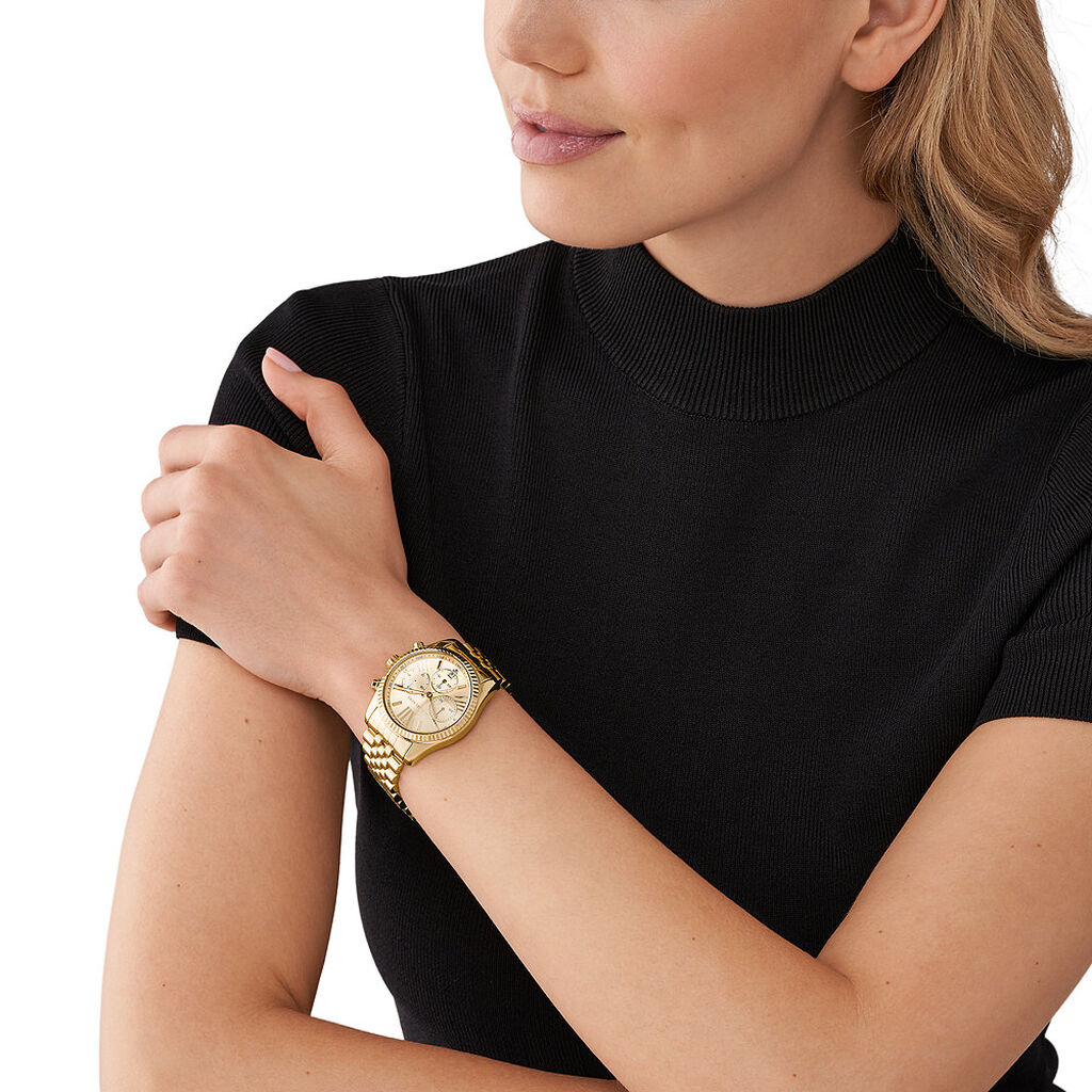 Montre Michael Kors Lexington Doré - Montres Femme | Histoire d’Or