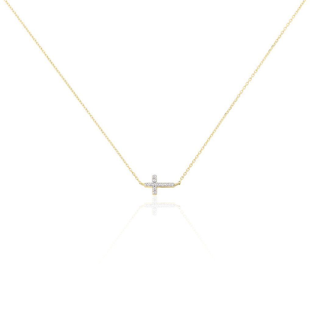 Collier Like A Virgin Or Jaune Oxyde De Zirconium - Colliers Femme | Histoire d’Or