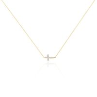 Collier Like A Virgin Or Jaune Oxyde De Zirconium