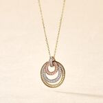 Collier Rama Or Tricolore Oxyde De Zirconium - Colliers Femme | Histoire d&rsquo;Or