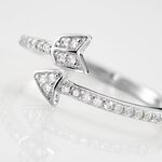 Bague Argent Blanc Caolan Oxydes De Zirconium - Bagues avec pierre Femme | Histoire d&rsquo;Or