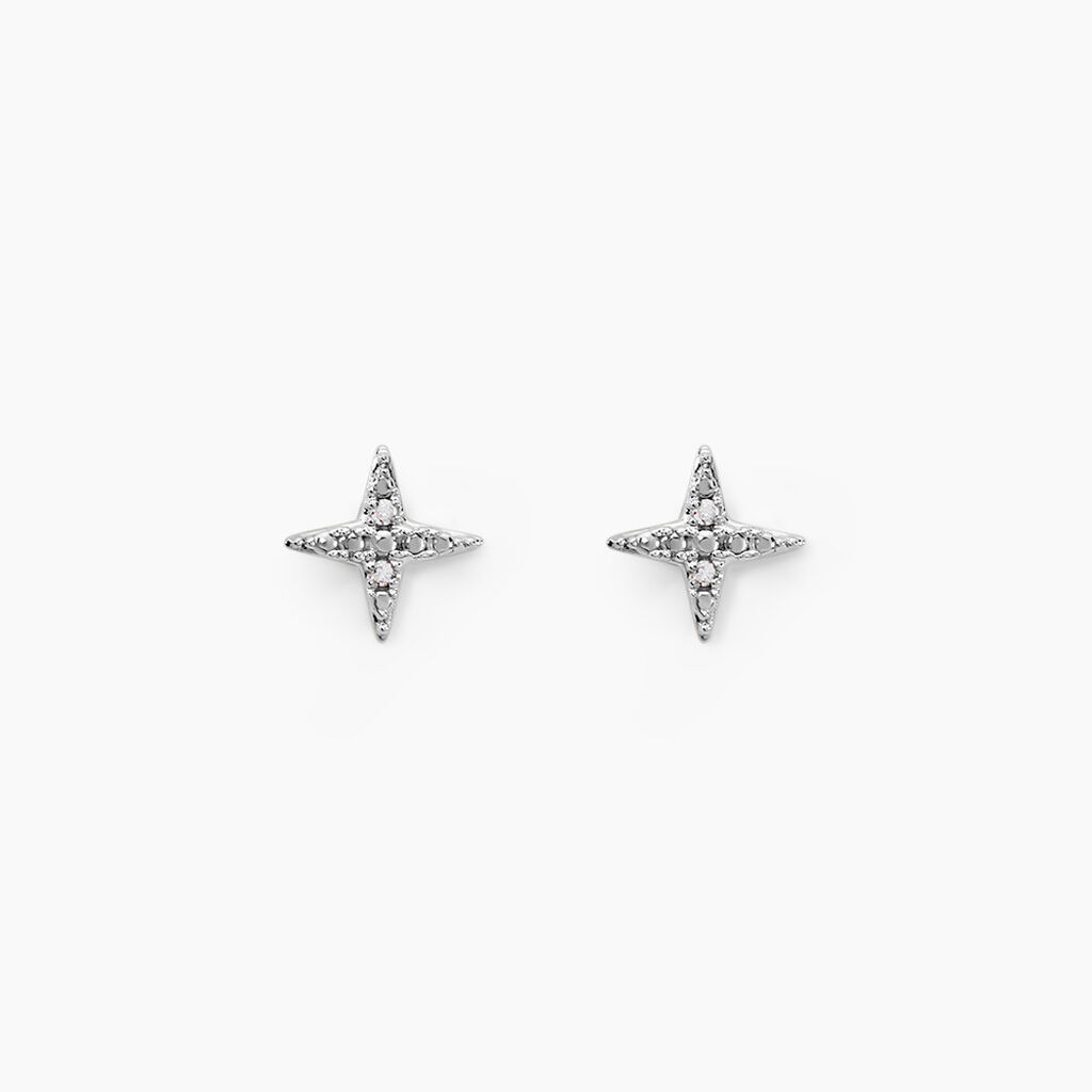 Boucles D'oreilles Puces Starlight Or Jaune Diamant - Clous d'oreilles Femme | Histoire d’Or
