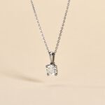 Collier Victoria Platine Blanc Diamant - Colliers Femme | Histoire d&rsquo;Or