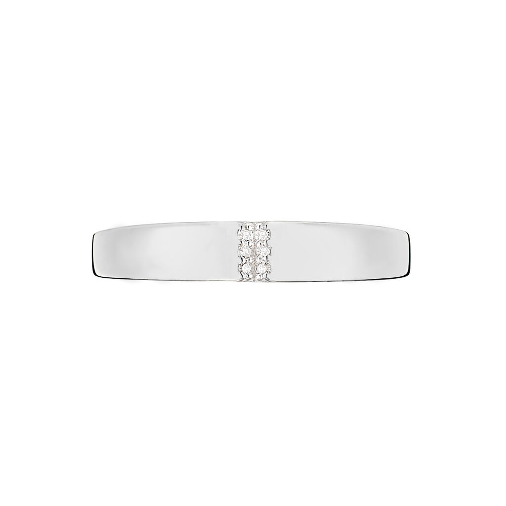 Bague Soha Or Blanc Diamant - Bagues avec pierre Femme | Histoire d’Or