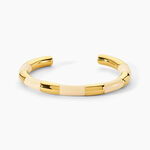 Bracelet Jonc Doria Acier Jaune - Bracelets joncs Femme | Histoire d&rsquo;Or