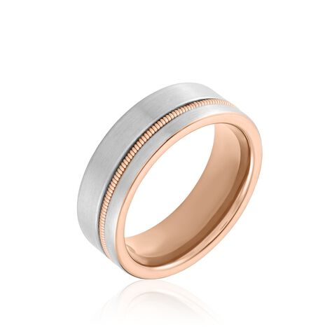 Bague Jourdan Eigger Acier Bicolore - Bagues fantaisie Homme | Histoire d’Or