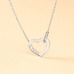 Collier Elanda Argent Blanc Oxyde De Zirconium - Colliers fantaisie Femme | Histoire d&rsquo;Or