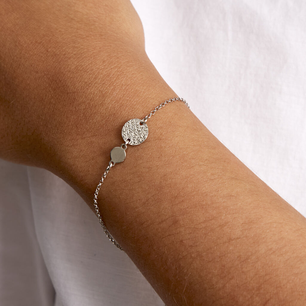 Bracelet Tatienne Argent Blanc - Bracelets Femme | Histoire d’Or
