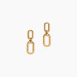 Boucles D'Oreilles Pendantes Feliciana Plaqu&eacute; Or Jaune - Boucles d'oreilles fantaisie Femme | Histoire d&rsquo;Or
