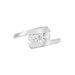 Bague Trilogie Or Blanc Diamant - Bagues avec pierre Femme | Histoire d’Or