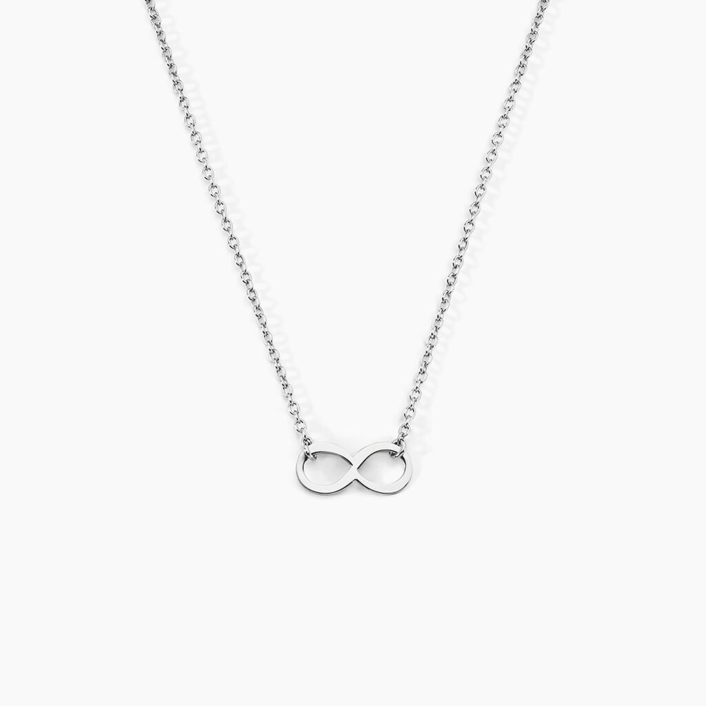 Collier Helsa Argent Blanc - F&ecirc;te des m&egrave;res Femme | Histoire d&rsquo;Or