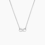 Collier Helsa Argent Blanc - F&ecirc;te des m&egrave;res Femme | Histoire d&rsquo;Or