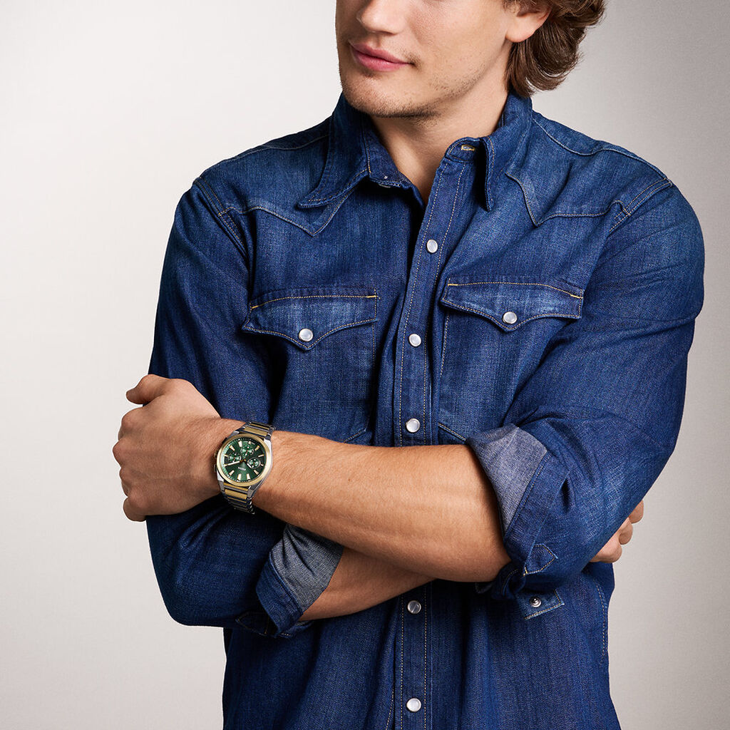 Montre Fossil Everett Vert - Montres Homme | Histoire d’Or