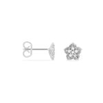 Boucles D'oreilles Puces Anne-charlotte Argent  Oxyde De Zirconium - Boucles d'oreilles fantaisie Femme | Histoire d&rsquo;Or
