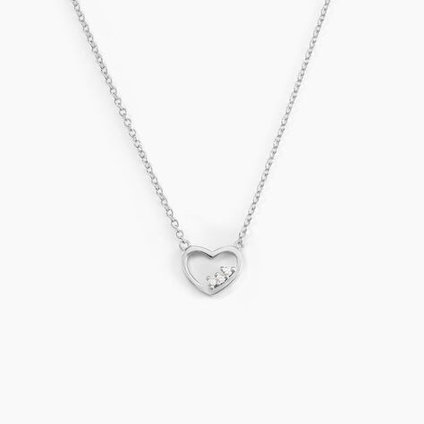 Collier Argent Shelan Oxydes De Zirconium - Colliers fantaisie Femme | Histoire d’Or