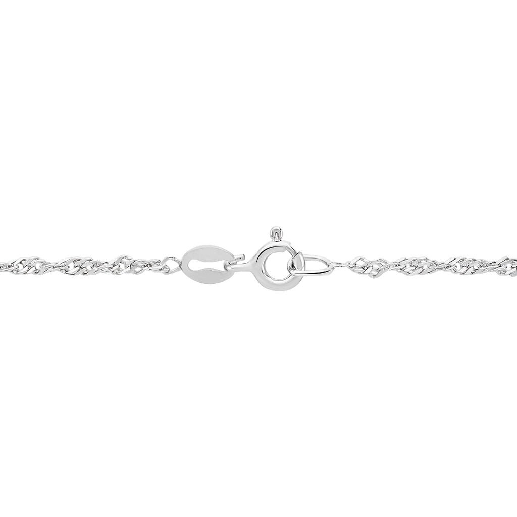 Chaîne Shanone Argent Blanc - Chaines Femme | Histoire d’Or
