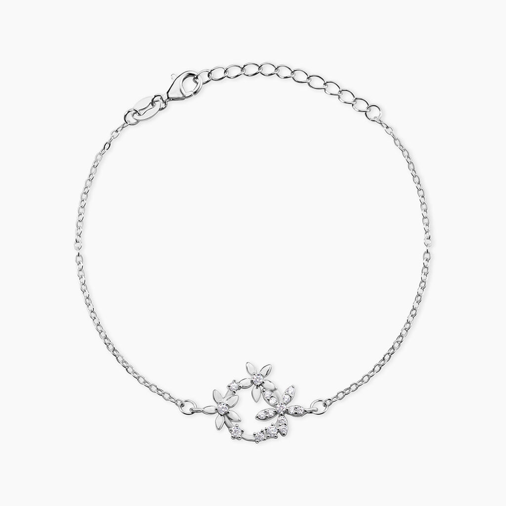 Bracelet Elinia Argent Blanc Oxyde De Zirconium - Bracelets Femme | Histoire d&rsquo;Or