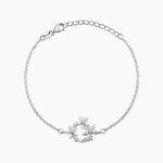Bracelet Elinia Argent Blanc Oxyde De Zirconium - Bracelets Femme | Histoire d&rsquo;Or