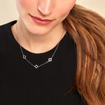 Collier Tavie Argent Blanc - Colliers fantaisie Femme | Histoire d&rsquo;Or