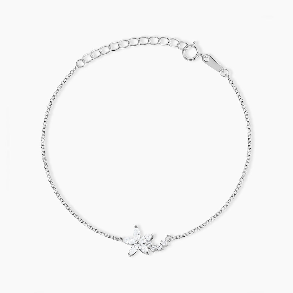 Bracelet Argent Florencio Oxydes De Zirconium - Bracelets Femme | Histoire d&rsquo;Or