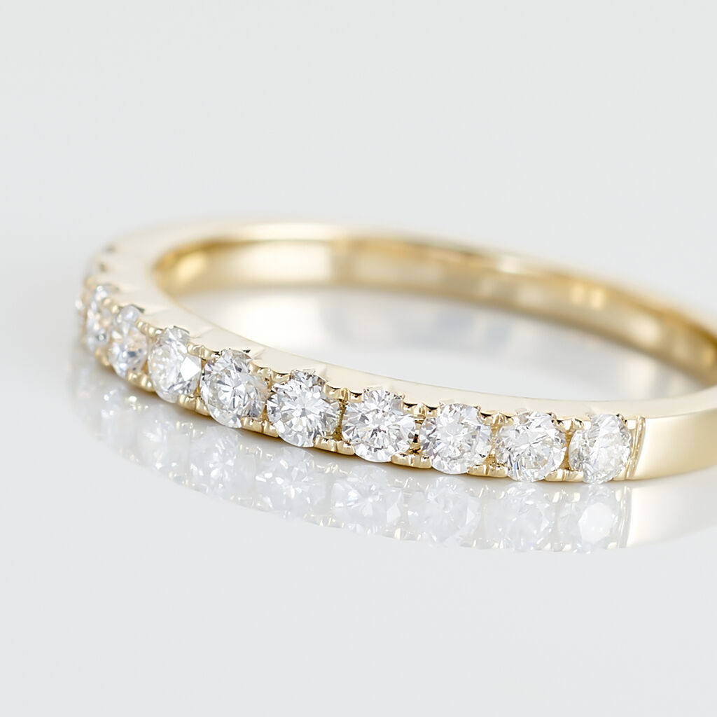 Alliance Pristina Or Jaune Diamant - Alliances Femme | Histoire d’Or