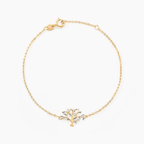 Bracelet Or Bicolore Fragaria - Bracelets Femme | Histoire d’Or