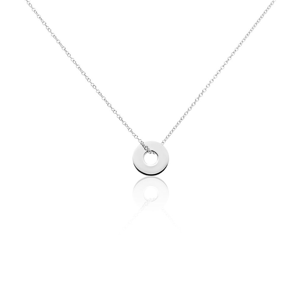 Collier Argent Blanc Isandro - Colliers fantaisie Homme | Histoire d&rsquo;Or